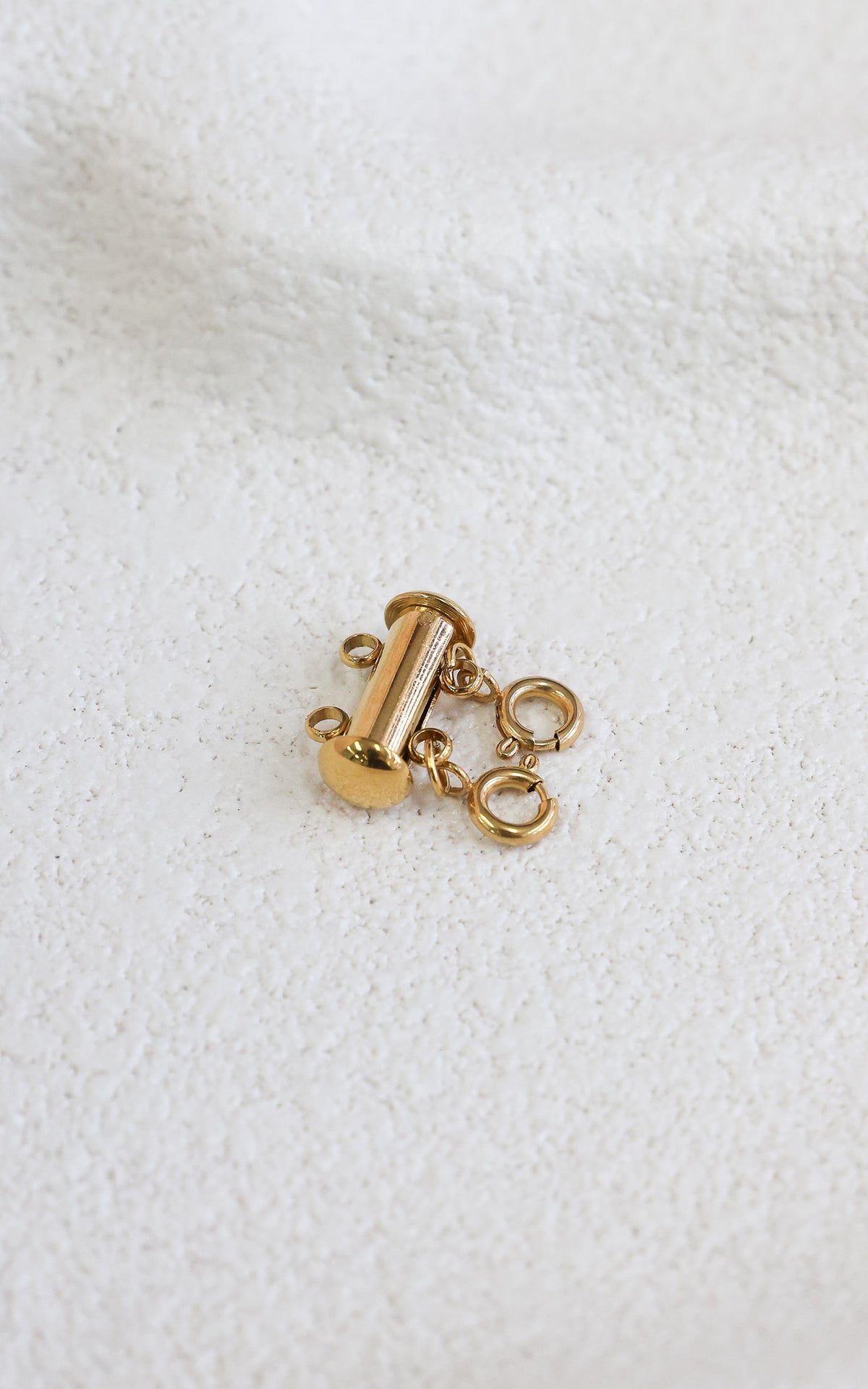 Double Multi Necklace Stack Connector - Gold