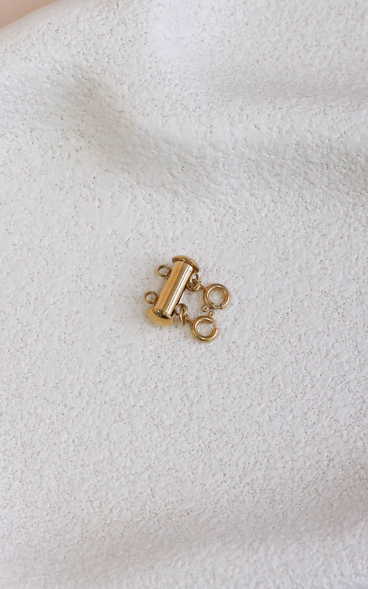 Double Multi Necklace Stack Connector - Gold