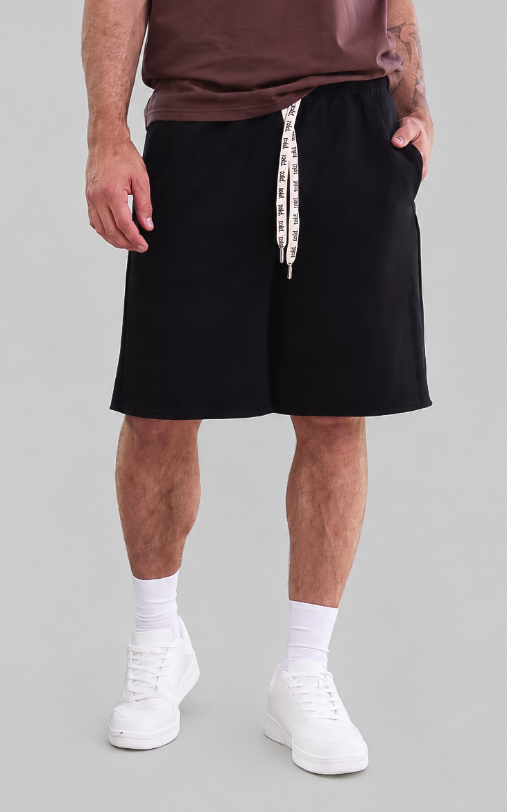 Tobi Unisex Boxy Shorts - Black