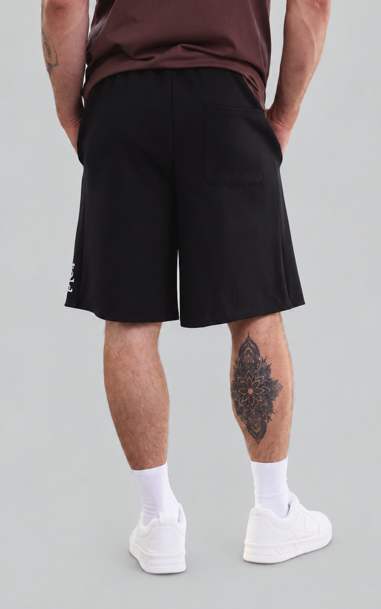 Tobi Unisex Boxy Shorts - Black