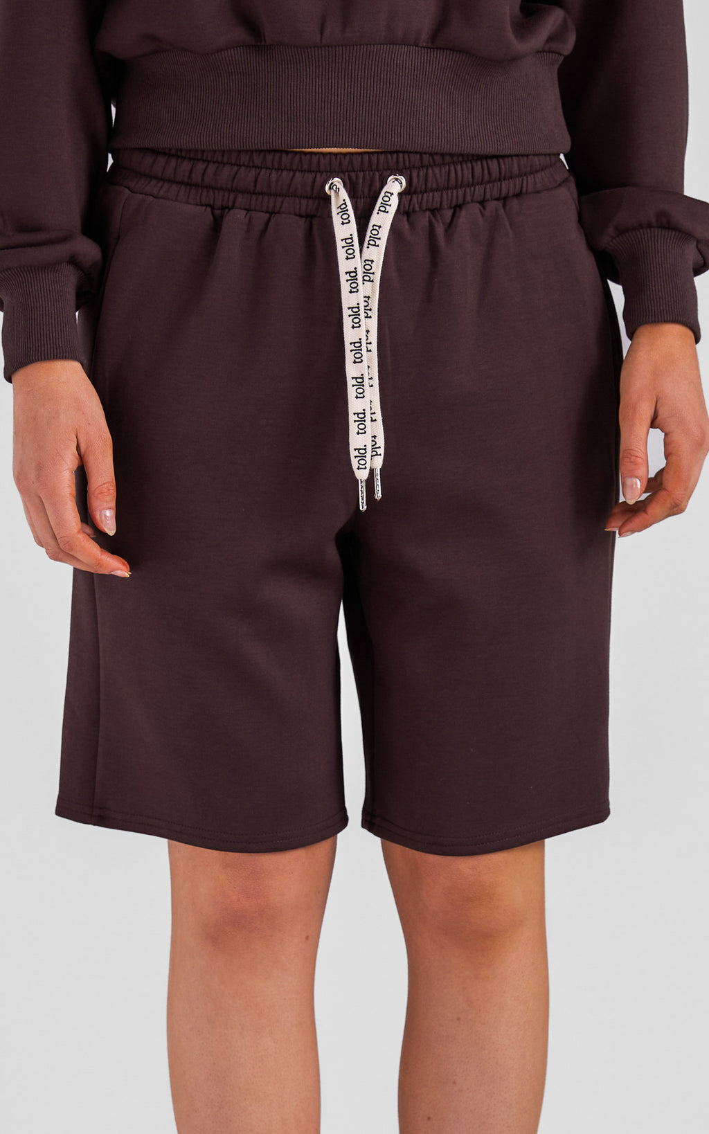 Tobi Unisex Boxy Shorts - Chocolate Brown