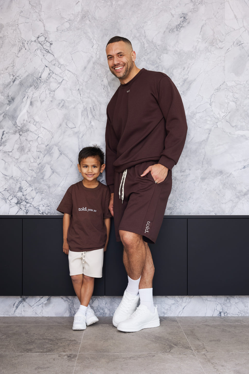 Tobi Unisex Crew Neck Jumper - Chocolate Brown