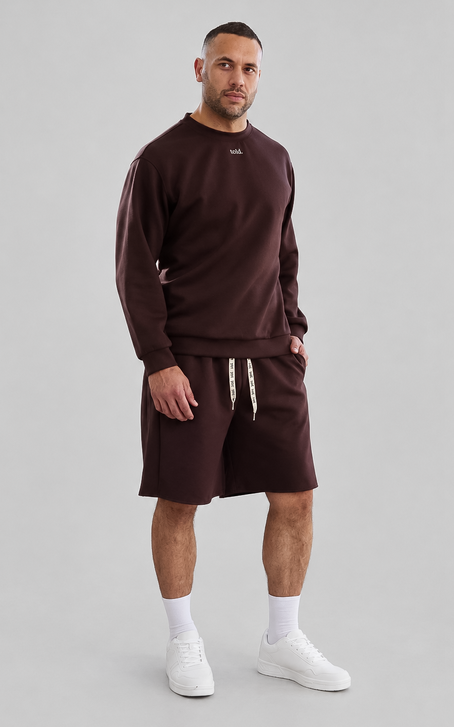 Tobi Unisex Boxy Shorts - Chocolate Brown