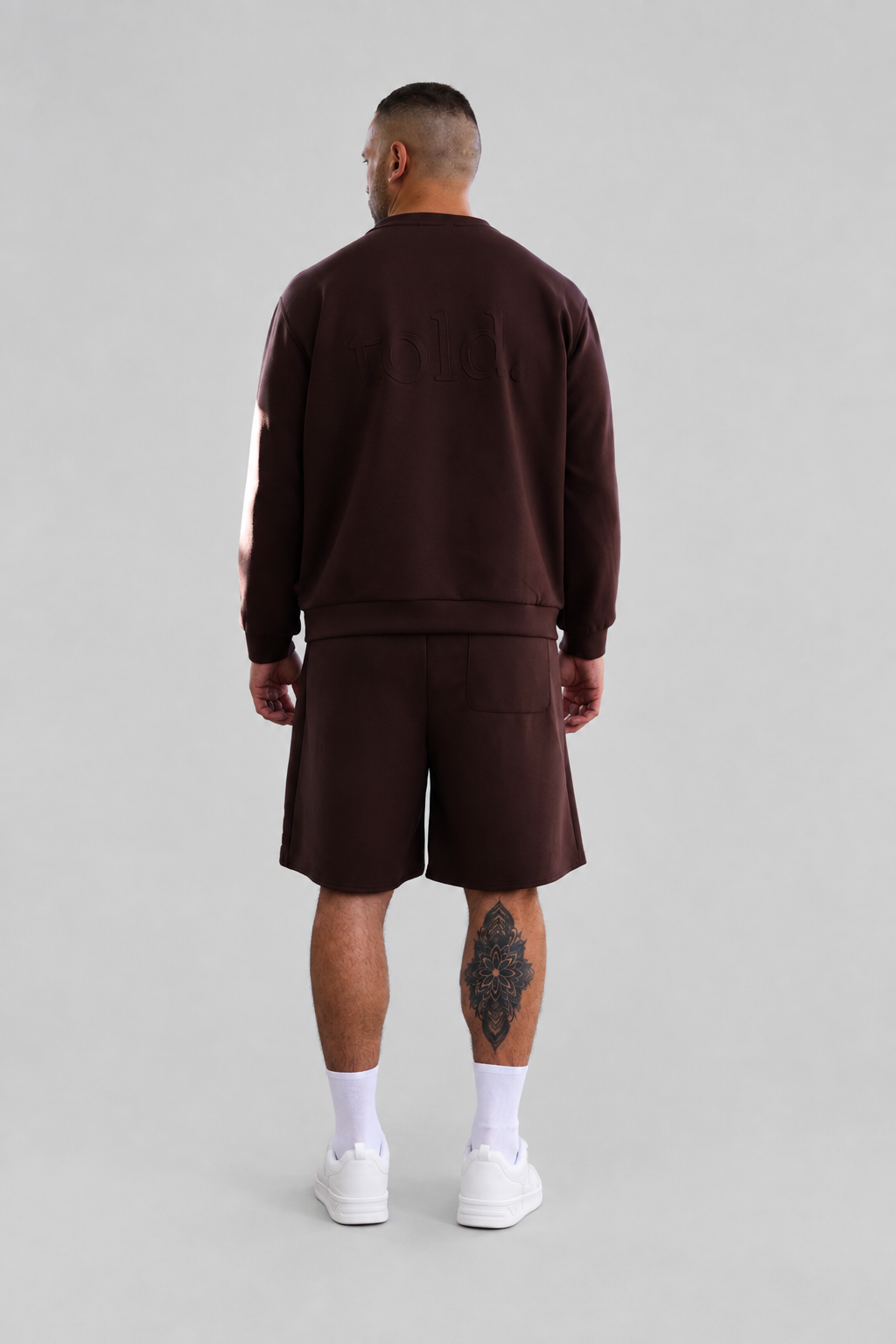 Tobi Unisex Crew Neck Jumper - Chocolate Brown