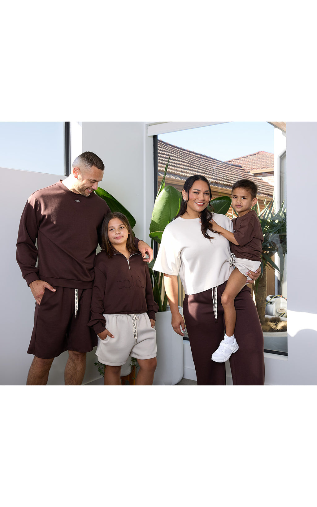 Tobi Unisex Crew Neck Jumper - Chocolate Brown