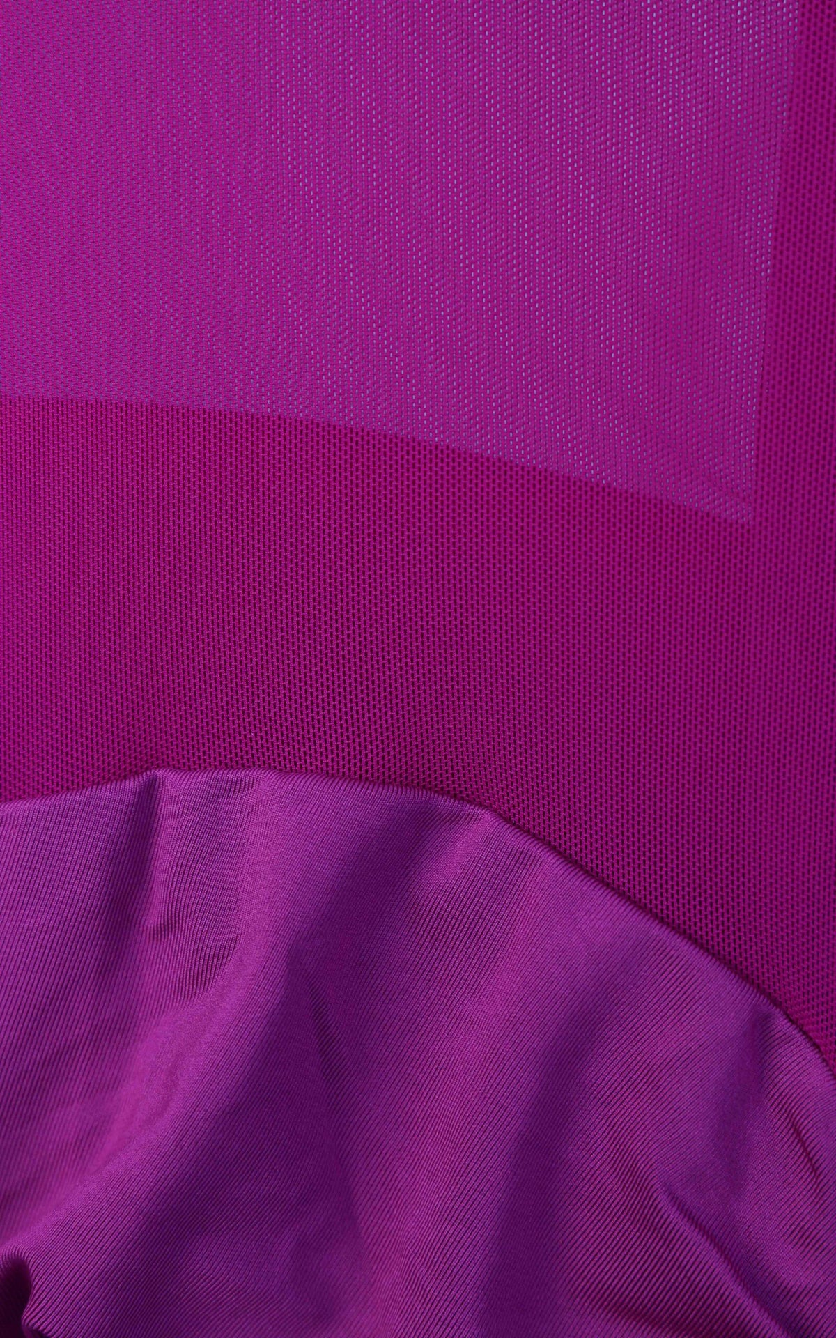 Veda Mesh Midi Dress - Magenta Purple
