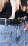 Venty Belt - Black Chain Square