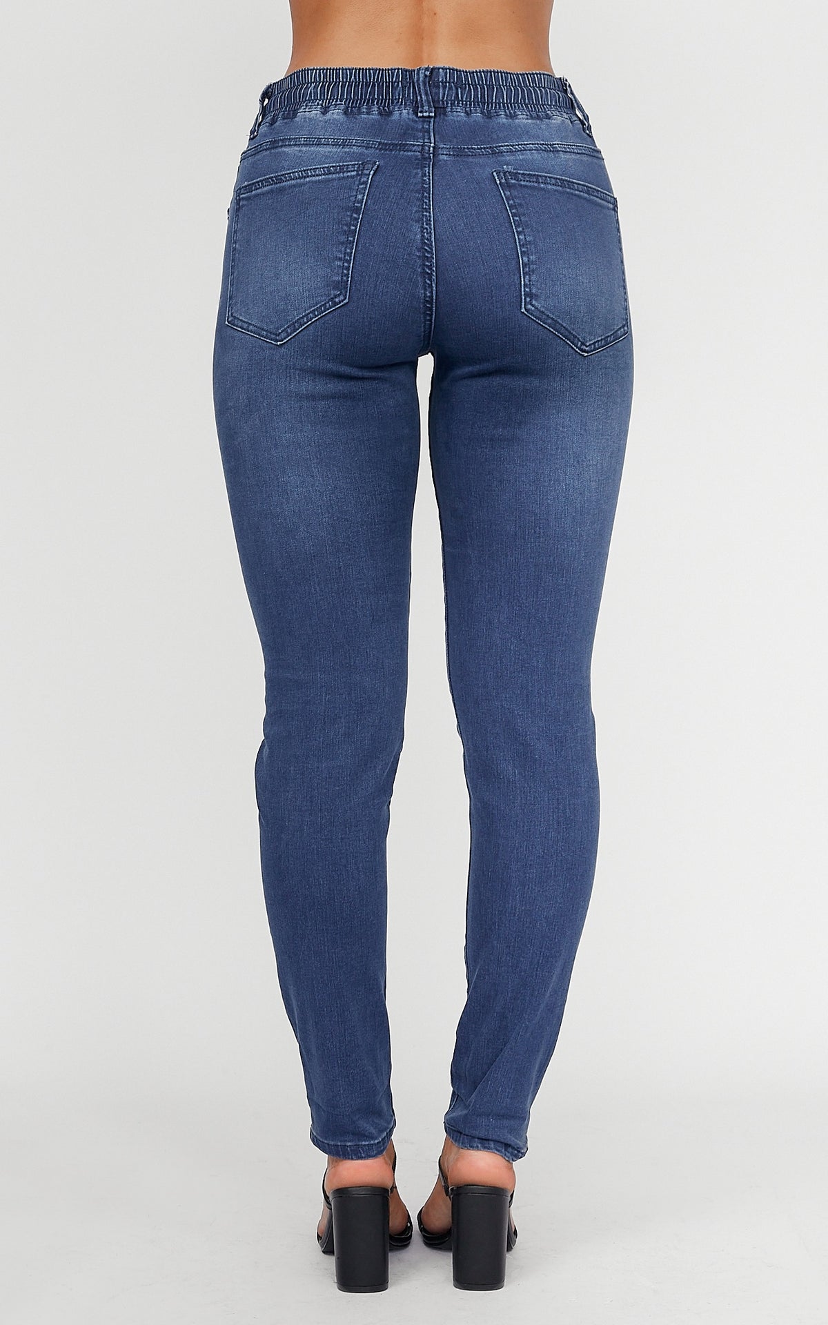 Zoey Joggers - Mid Blue