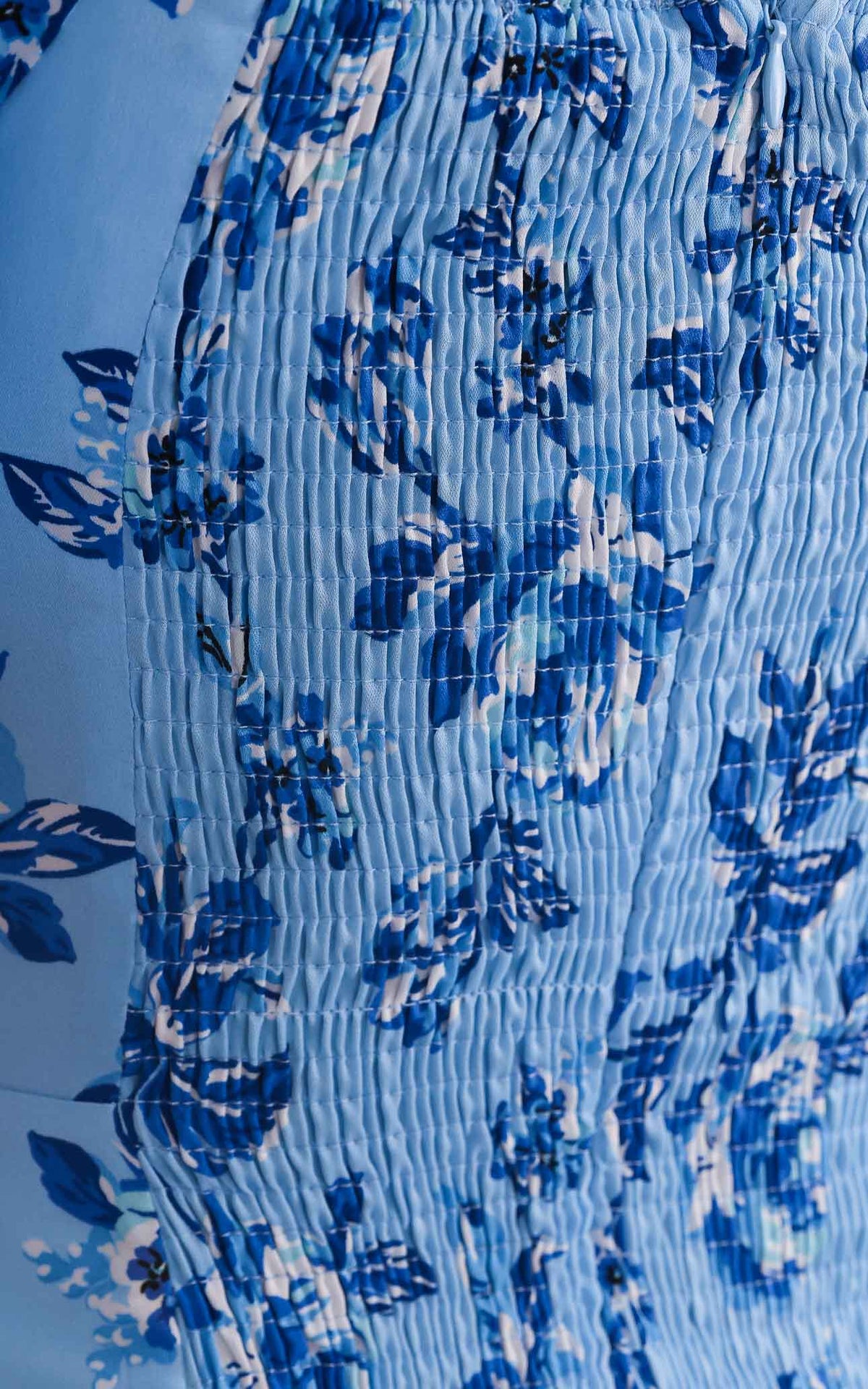 Zuri Mini Dress - Blue Floral