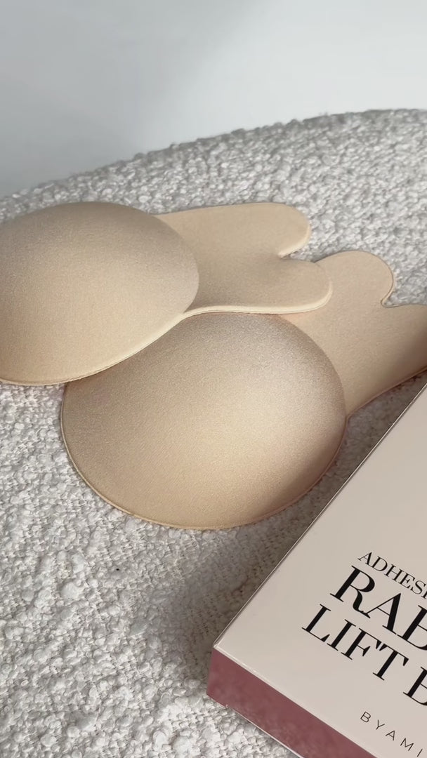 Bunni Adhesive Rabbit Ear Lift Bra Cups - Nude