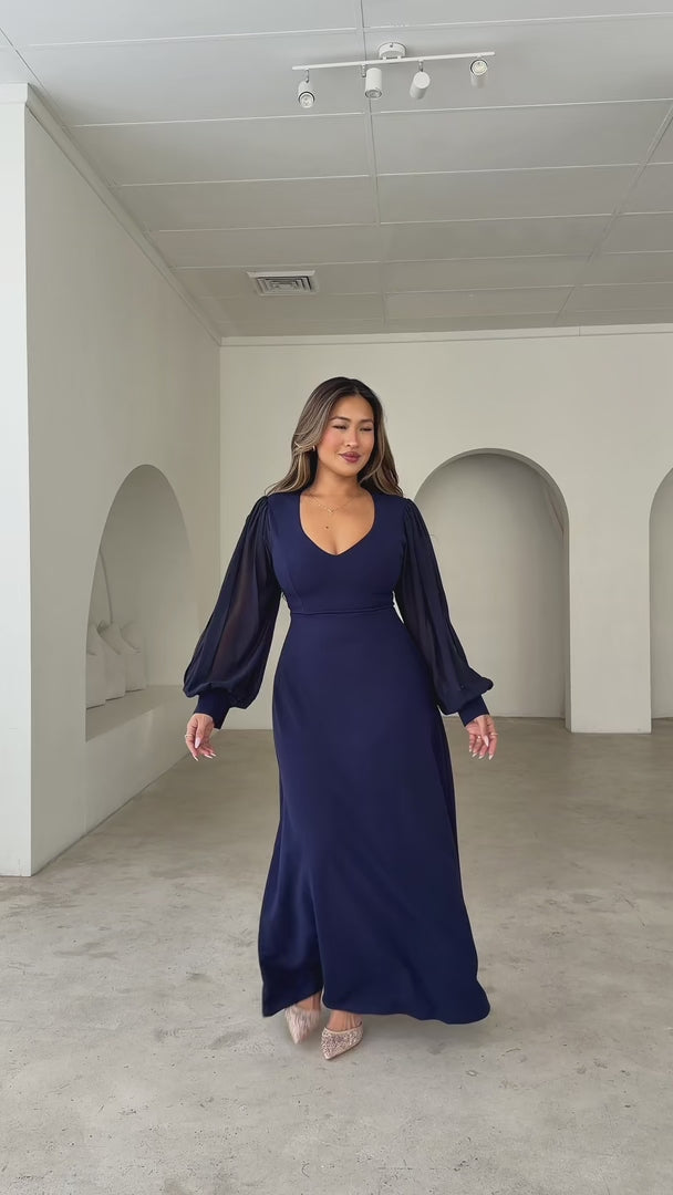 Eloise Maxi Dress - Navy