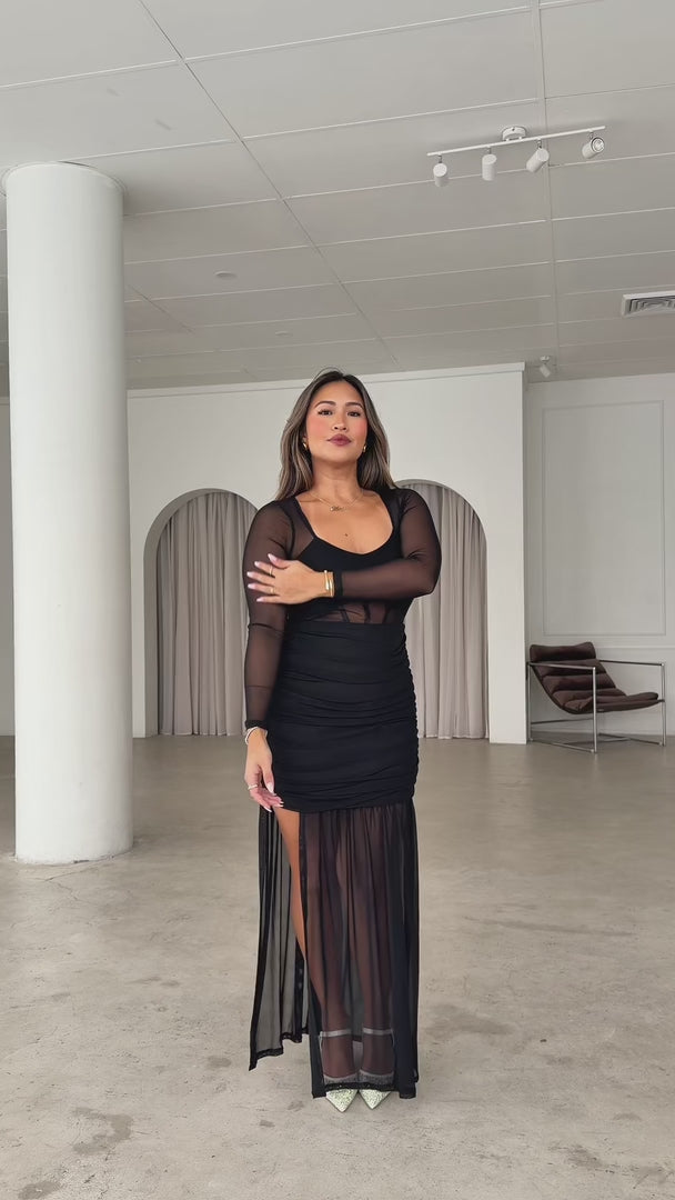 Reney Maxi Dress - Black