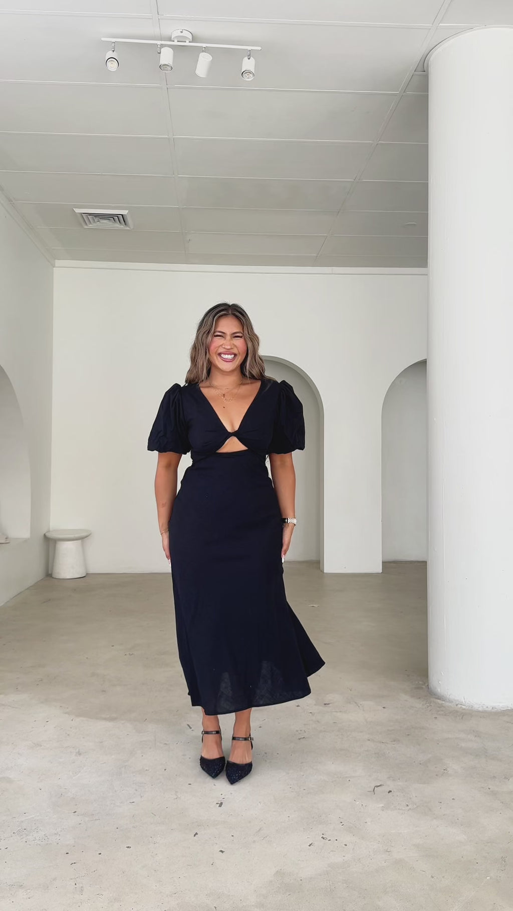 Kamala Maxi Dress - Black