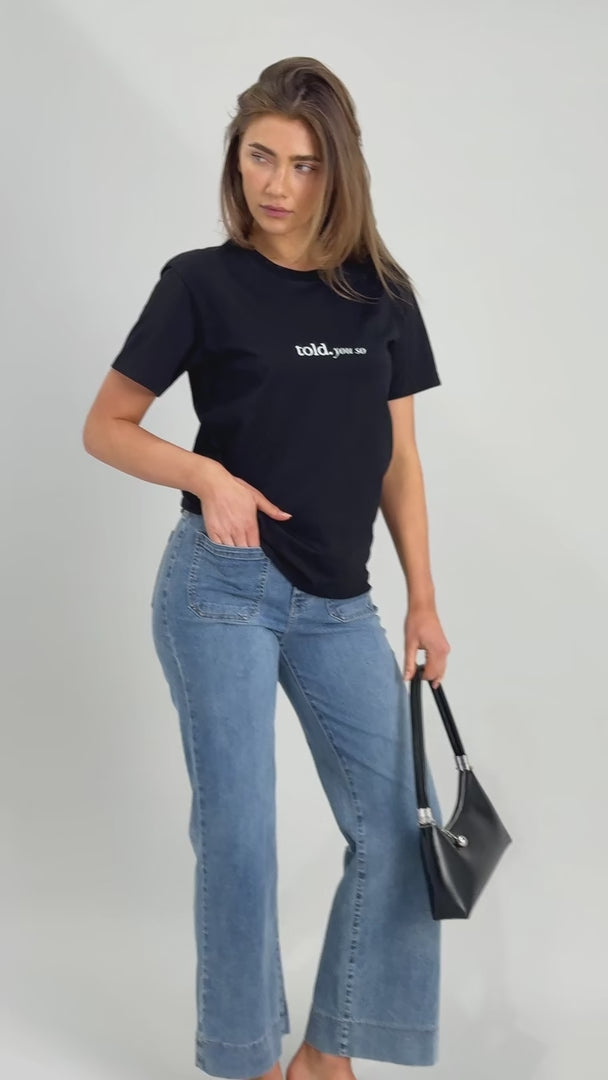 Ricco Unisex Tshirt - Black
