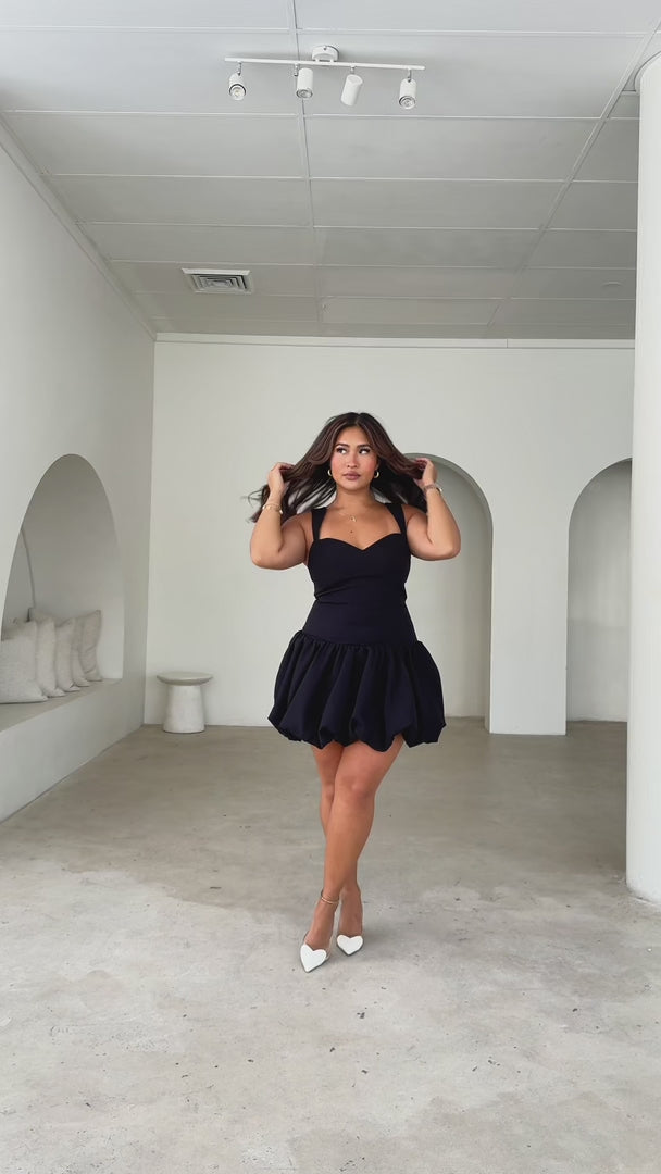 Yves Mini Dress - Black