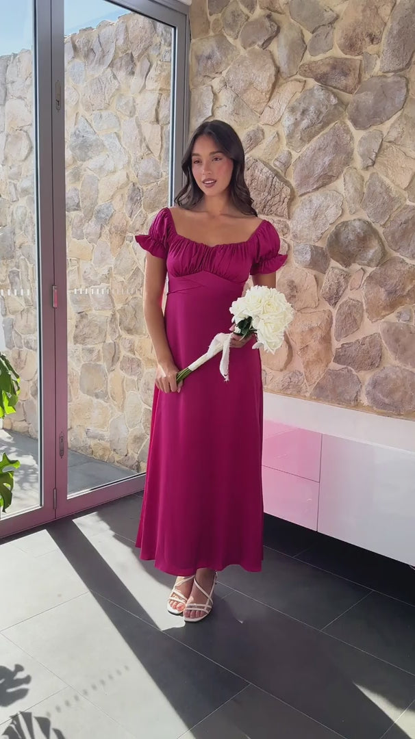Jolene Maxi Dress - Plum