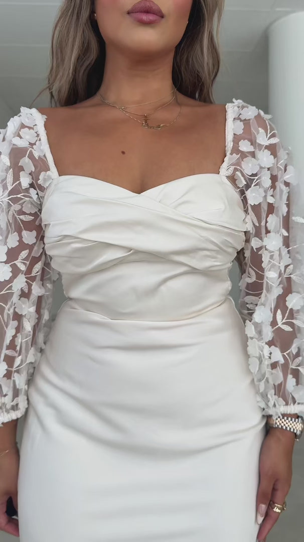 Leana Maxi Dress - Bone