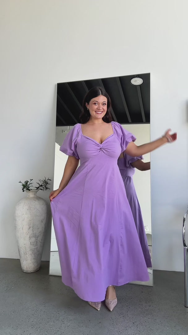 Lina Maxi Dress - Lilac Purple