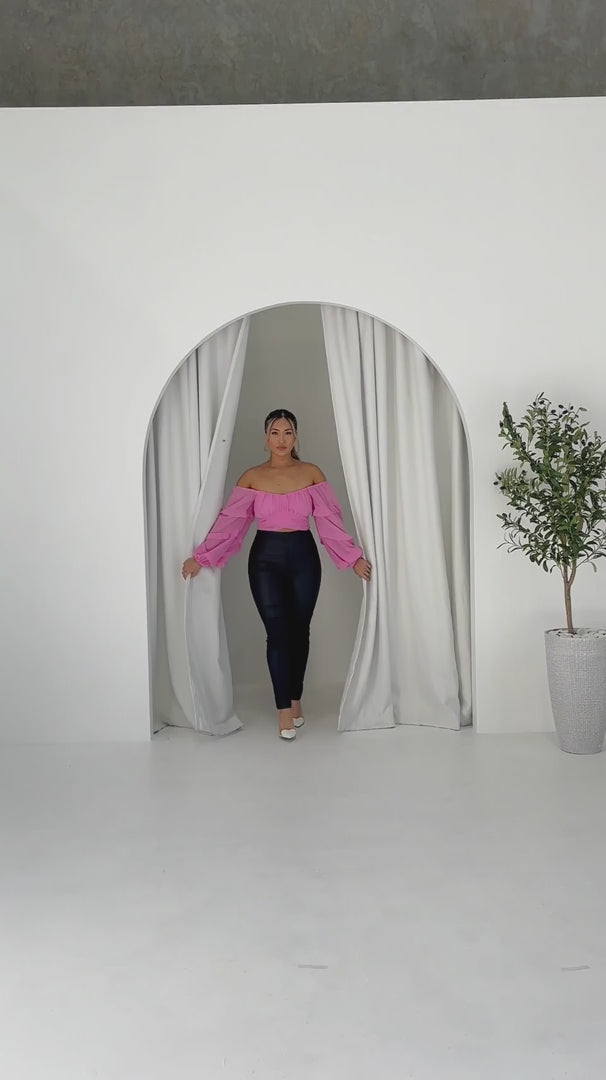 Luella Crop Top - Pink