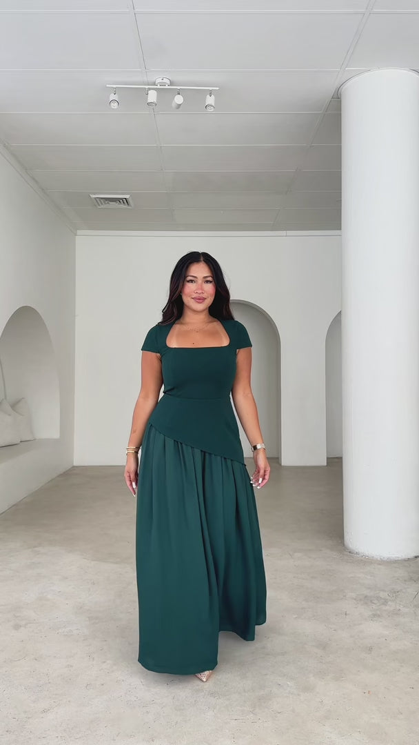 Zenia Maxi Dress - Emerald