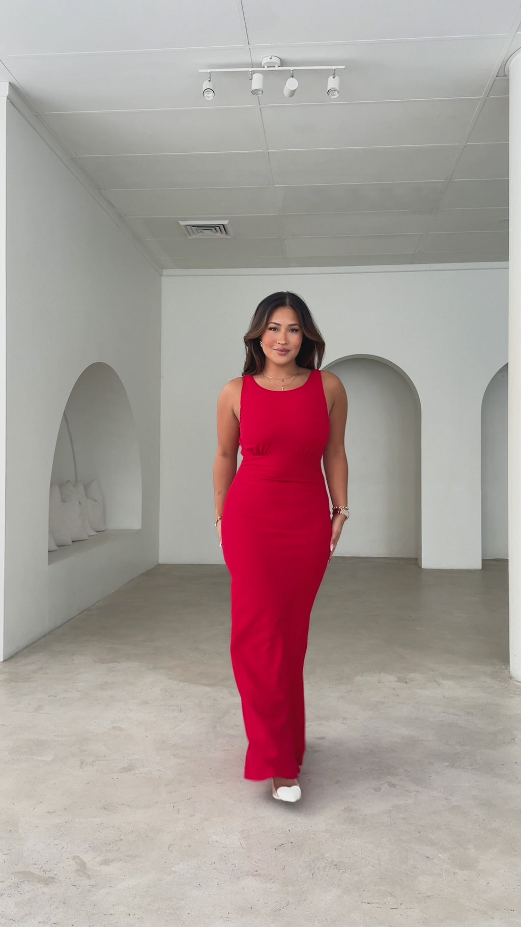 Sylvie Maxi Dress - Red