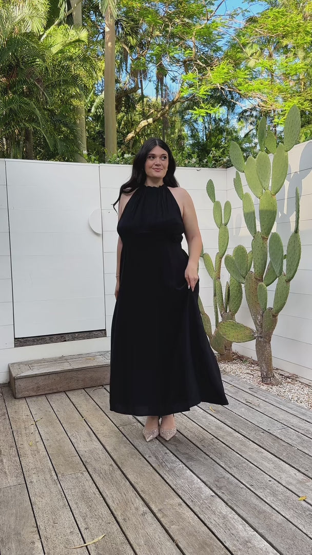 Zariko Maxi Dress - Black