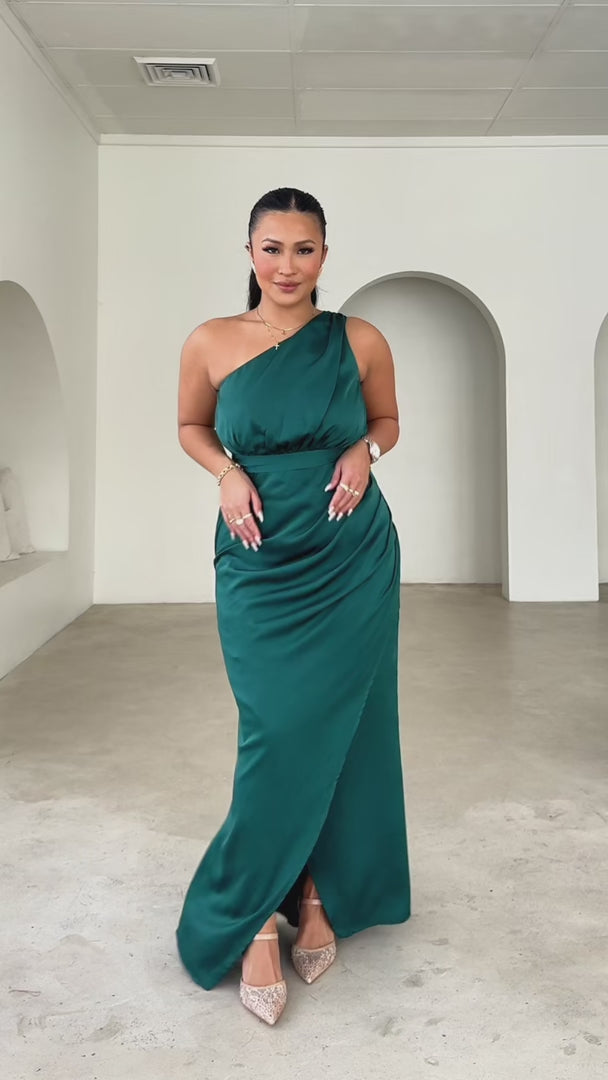 Macpherson Maxi Dress - Teal Green